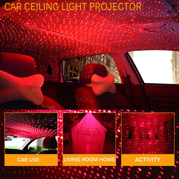 USB Galaxy Star Projector Light