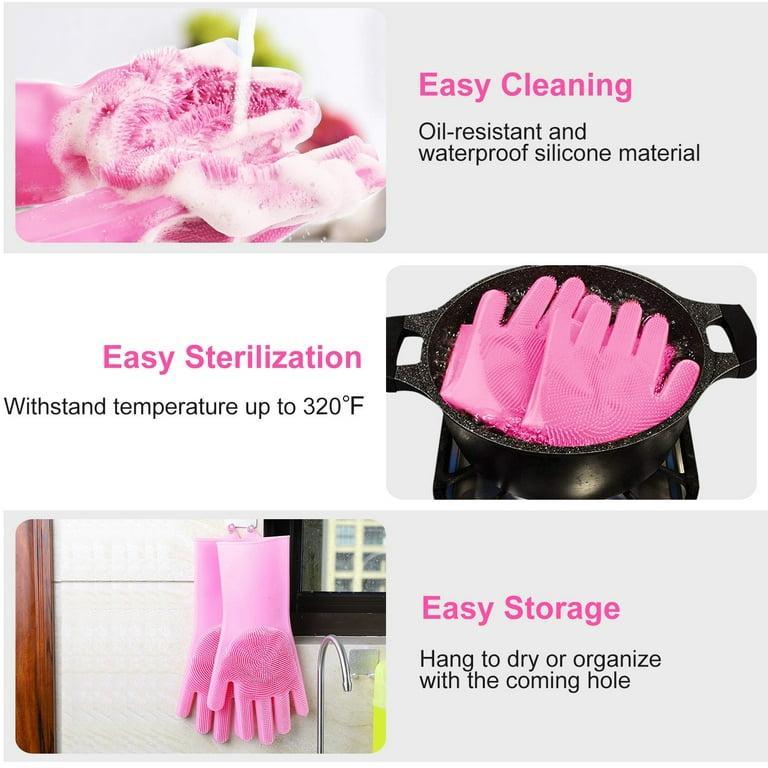 Washing Gloves, Silicone Dish Washer, Hand Gloves For Cleaning