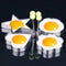 Stainless Steel Egg Shaper Pack of 4