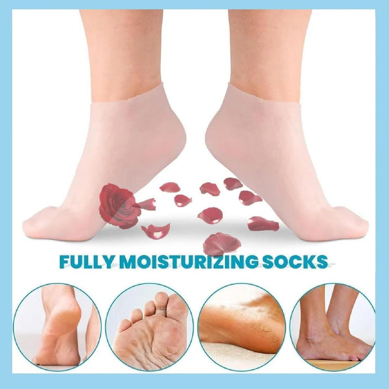 Silicone Moisturizing Socks Gel Heel Protect Socks