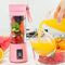 Portable Juicer – 380ml USB Rechargeable Mini Blender for Outdoor and Home Use