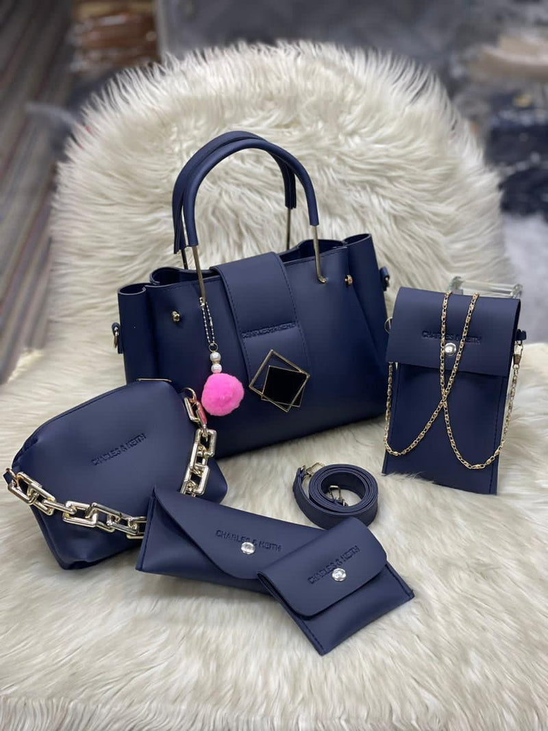 5 Pieces Ladies Hand Bag